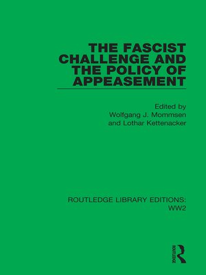 cover image of The Fascist Challenge and the Policy of Appeasement